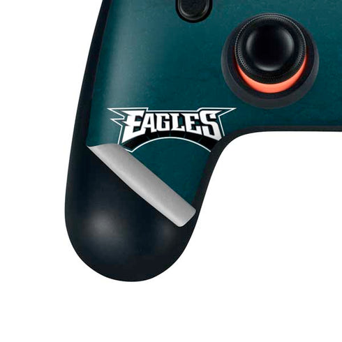 NFL Philadelphia Eagles Distressed Google Stadia Controller Skin